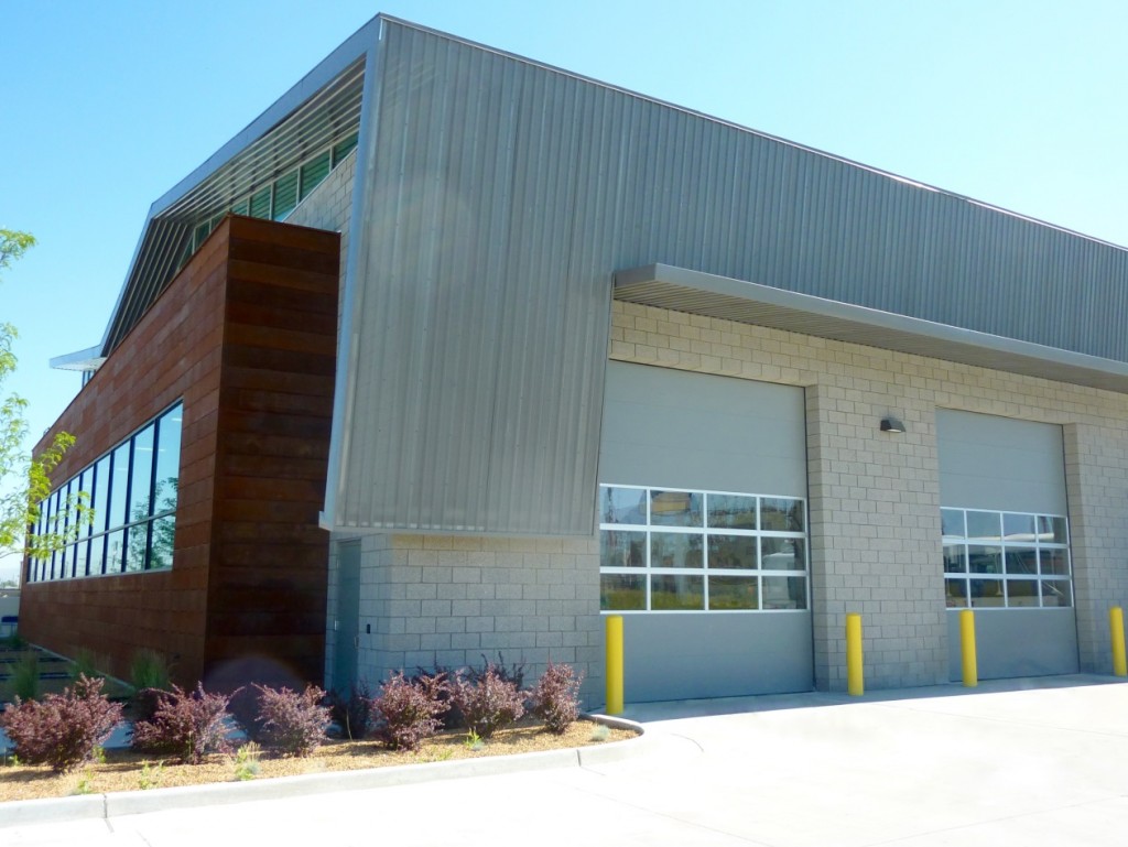 Amarr commercial doors helped this building score LEED points in Daylight and Quality Views categories.