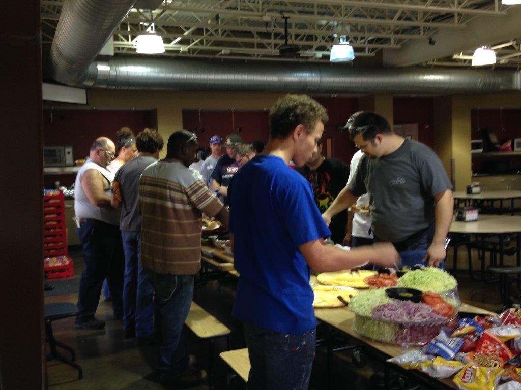 Entrematic's Lawrence, Kansas manufacturing facility celebrated by hosting a cookout. Production managers grilled up hamburgers and hot dogs for approximately 800 Team Members!