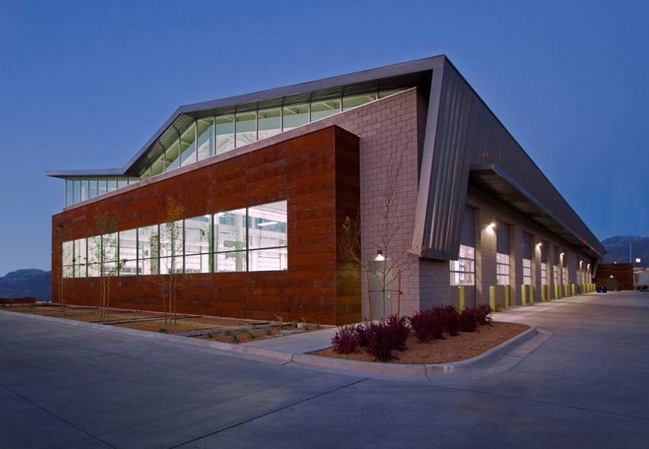 Salt Lake County vehicle maintenance building with hybrid sectional doors