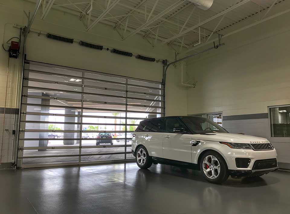Commercial Garage Doors for Automotive Industry