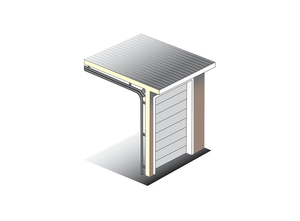 Lift Options For Commercial Garage Doors Amarr Commercial Garage Doors, Reliabilt Garage Door Low Headroom Kit