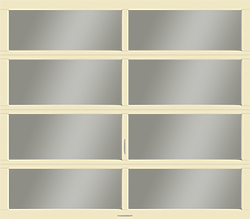 vista burnt sun bronze tint aluminum single garage door