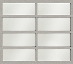 vista champagne pearl frost aluminum single garage door