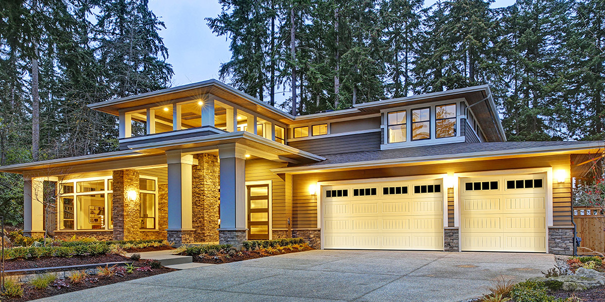 Long Bead Board True White Garage Door