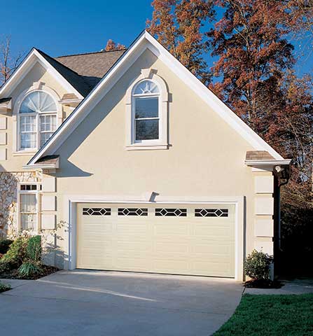 Olympus Garage Door Amarr Olympus Garage Door Amarr, Almond Garage Door With Windows